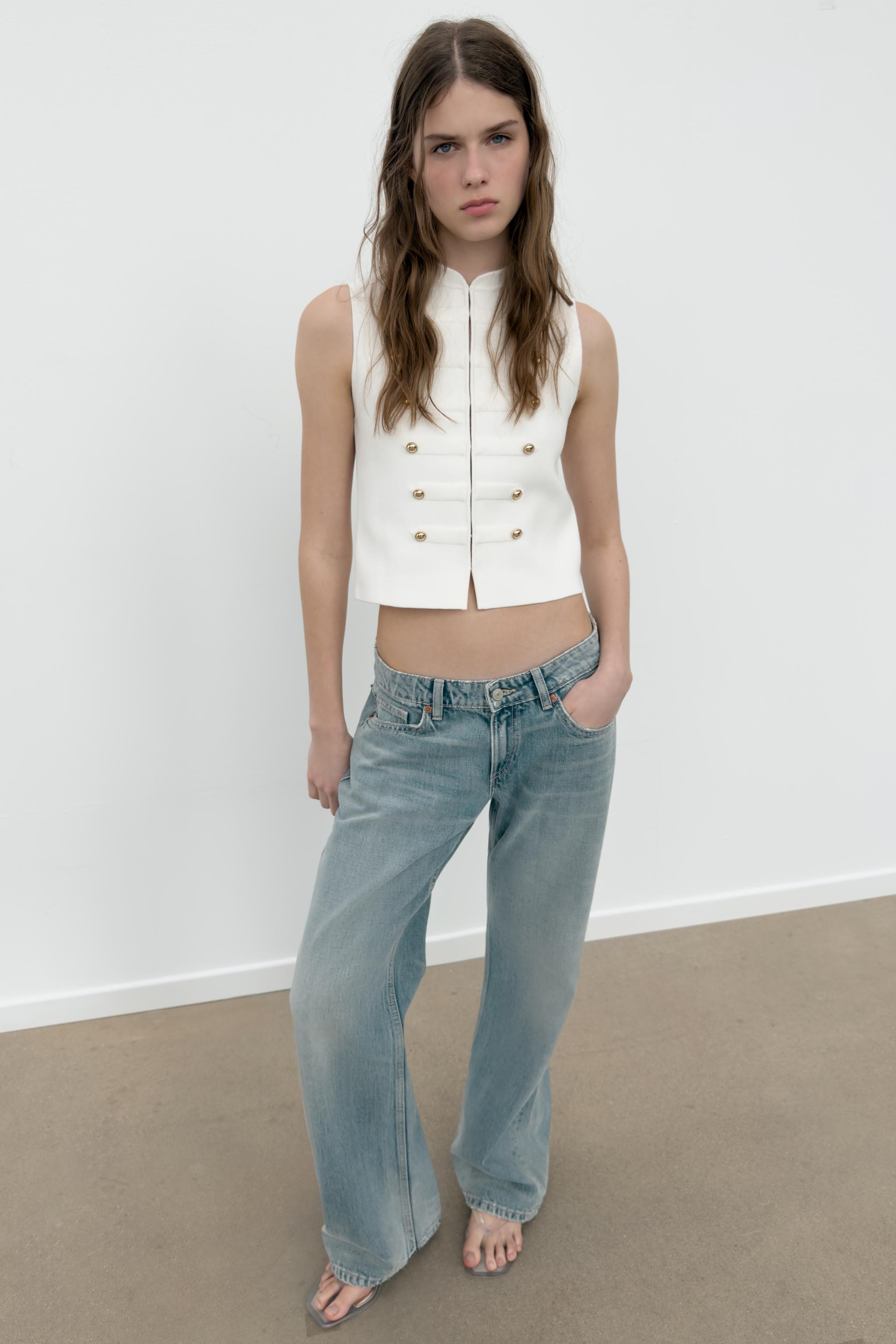 BUTTON VEST TOP